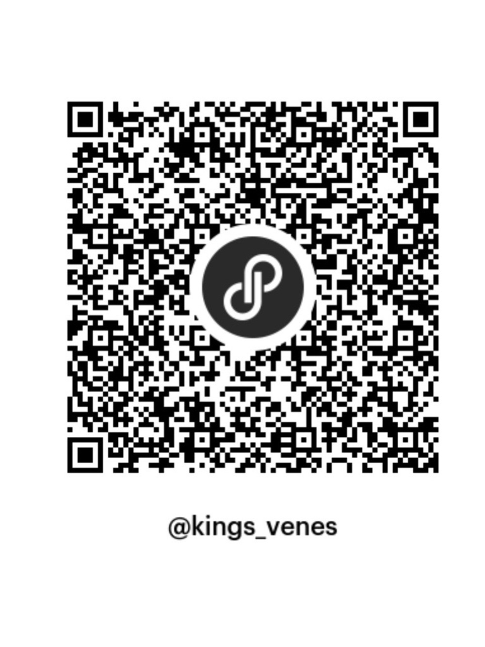 ✅🌹QR Code Sticker with Center Logo - Black & White